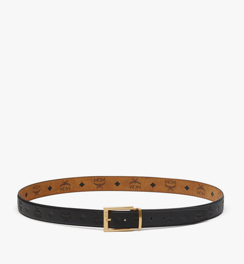 Aren Reversible Belt 1.3” in Embossed Monogram Leather 1 Aren Reversible Belt 1.3” in Embossed Monogram Leather 1